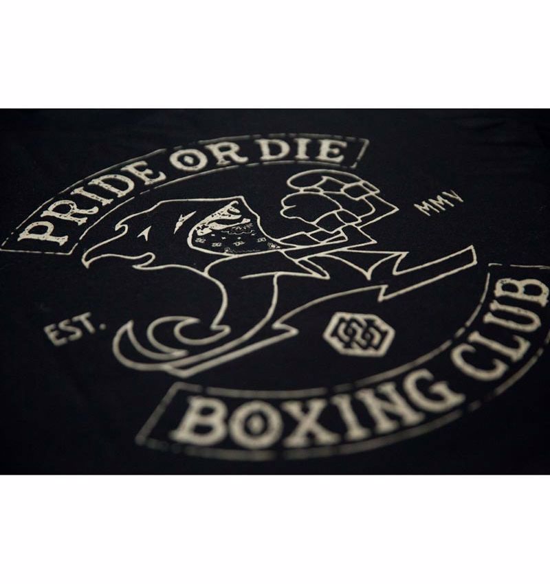 PRiDEorDiE Boxing Club T-Shirt - black